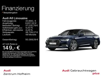 Gebraucht Audi A6 Advanced 299 PS (219 kW) 2025 Firmamentblau metallic Limousine