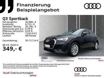 Gebraucht Audi Q3 245 PS (180 kW) 2022 Mythosschwarz metallic SUV