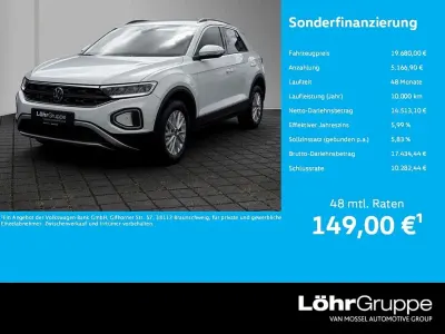 Gebraucht VW T-Roc Life 110 PS (80 kW) 2022 Weiß SUV