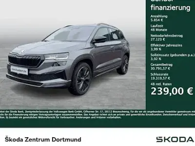 Gebraucht Skoda Karoq SportLine 150 PS (110 kW) 2024 Grau SUV