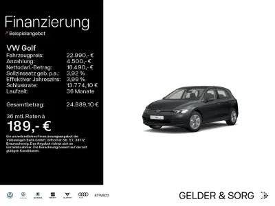 Gebraucht VW Golf VIII Life 150 PS (110 kW) 2022 Grau Limousine