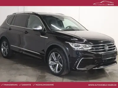 Gebraucht VW Tiguan Allspace R-line 200 PS (147 kW) 2022 Deep black perleffekt SUV