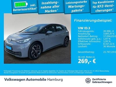 Usata VW ID.3 Pure 110 kW (150 CV) 2021 Grigio Utilitaria