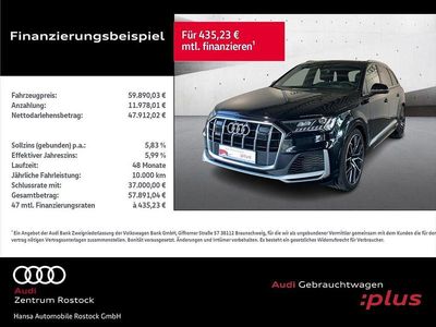Gebraucht Audi SQ7 Sport 435 PS (319 kW) 2020 Schwarz SUV