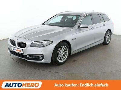 Brugt BMW 520 Luxury Line 184 HK (135 kW) 2017 Sølv Stationcar