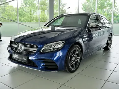 Gebraucht Mercedes C220 Business 194 PS (142 kW) 2020 Blau Limousine