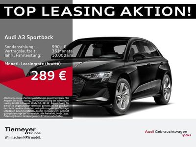 Gebraucht Audi A3 Advanced 150 PS (110 kW) 2024 Schwarz Limousine