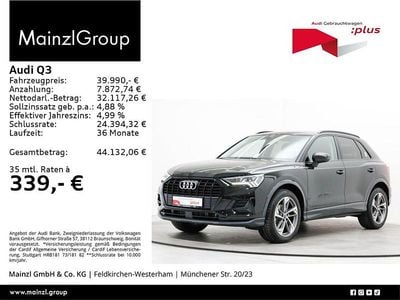 Gebraucht Audi Q3 Advanced Plus 150 PS (110 kW) 2025 Mythosschwarz metallic SUV