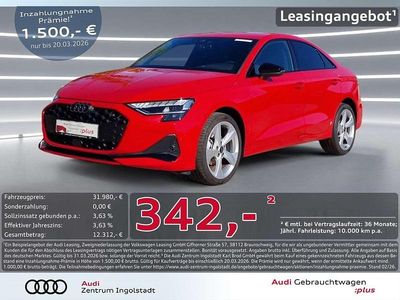 Gebraucht Audi A3 S-Line 116 PS (85 kW) 2025 Progressivrot metallic Limousine