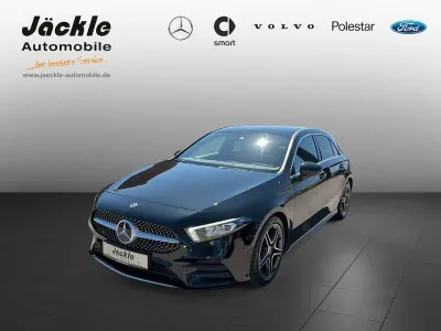 Gebraucht Mercedes A180 AMG line 136 PS (100 kW) 2020 Nachtschwarz  unilack Limousine