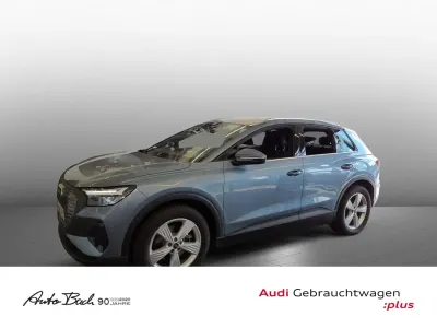 Gebraucht Audi Q4 e-tron Basis 125 kW (170 PS) 2023 Geysirblau metallic SUV