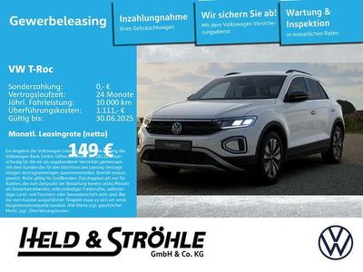 Gebraucht VW T-Roc Goal 116 PS (85 kW) 2022 Weiß SUV