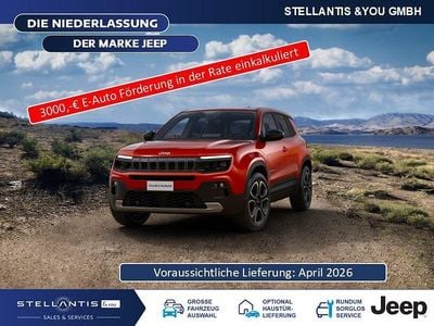 Rot Neu 2026 Jeep Avenger EV Summit SUV | 43.000 €