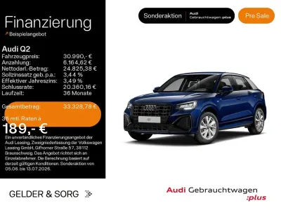 Używany Audi Q2 S-Line 150 KM (110 kW) 2025 Niebieski SUV