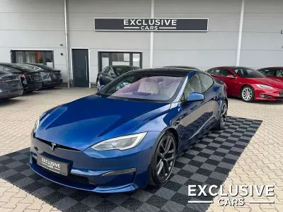 Gebraucht Tesla Model S Plaid 759 kW (1033 PS) 2022 Blau Kleinwagen