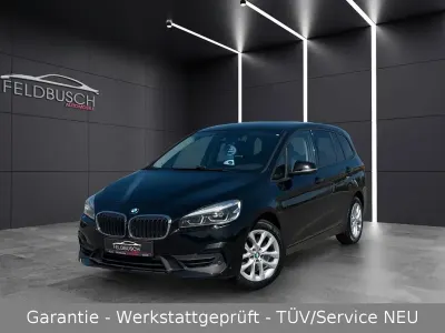 Gebraucht BMW 218 Gran Tourer Advantage 150 PS (110 kW) 2021 Schwarz ii/bonnet fluid black Van / Kleinbus