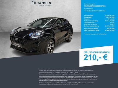 Neu Ford Puma ST-Line 125 PS (91 kW) 2025 Schwarz SUV