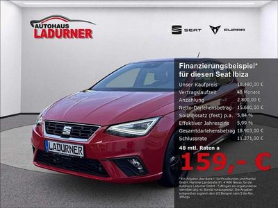 Rot Gebraucht 2023 Seat Ibiza Black Edition Kleinwagen | 18.480 € (Fairer Preis)