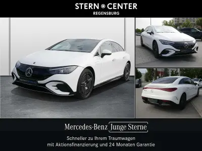 Gebraucht Mercedes EQE300 AMG 180 kW (245 PS) 2024 Weiß Limousine