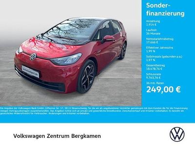 Gebraucht VW ID.3 Pro 150 kW (204 PS) 2022 Rot Kleinwagen