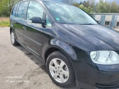 Gebraucht VW Touran Conceptline 105 PS (77 kW) 2006 Schwarz Van / Kleinbus
