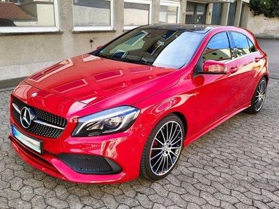 Usata Mercedes A250 AMG line 218 CV (160 kW) 2016 Rosso Berlina