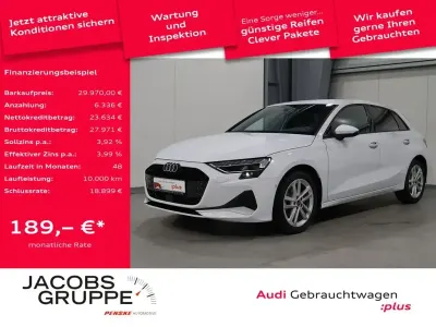 Brugt Audi A3 Advanced 110 HK (80 kW) 2025 Hvid Sedan