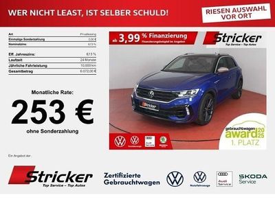 Second-hand VW T-Roc R 300 CP (220 kW) 2021 Albastru SUV