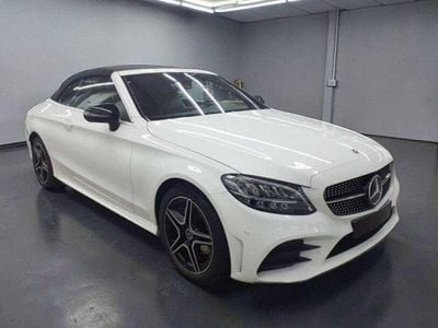 Gebraucht Mercedes C220 AMG line 194 PS (142 kW) 2020 Weiß Cabrio