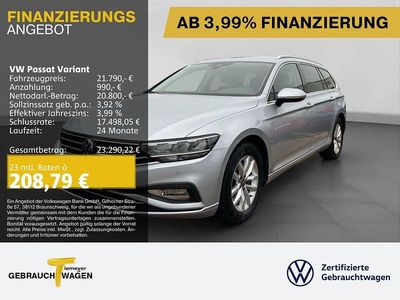 Silber Gebraucht 2023 VW Passat Business Kombi | 21.790 € (Fairer Preis)