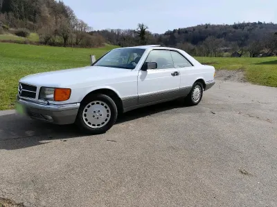 Gebraucht Mercedes 500 252 PS (185 kW) 1989 Weiß Coupé