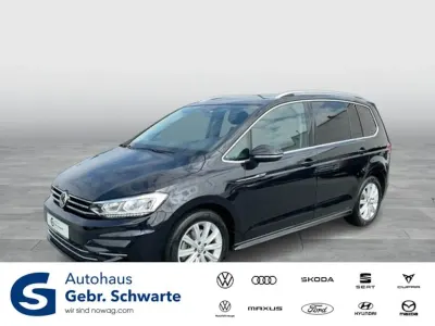 Gebraucht VW Touran Highline 150 PS (110 kW) 2019 Schwarz Van / Kleinbus