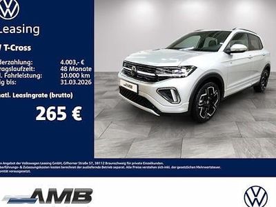 Neu VW T-Cross R-line 150 PS (110 kW) 2025 Silber SUV