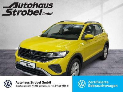 Grape yellow Gebraucht 2024 VW T-Cross Life SUV | 24.990 € (Fairer Preis)
