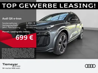 Nowe Audi Q6 e-tron S-Line 314 kW (428 KM) 2026 Szary SUV
