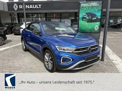 Gebraucht VW T-Roc Cabriolet Move 150 PS (110 kW) 2023 Blau Cabrio