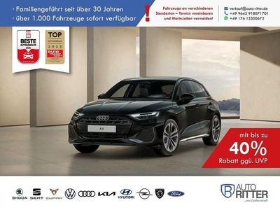 Neu Audi A3 S-Line 150 PS (110 kW) 2025 Schwarz Limousine
