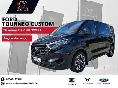 Neu Ford Tourneo Titanium 170 PS (125 kW) 2025 Obsidian schwarz Van / Kleinbus