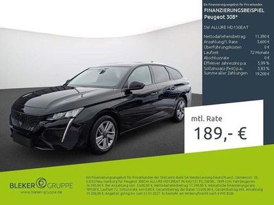 Schwarz Gebraucht 2022 Peugeot 308 Limousine | 16.990 € (Etwas zu teuer)