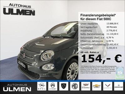 Grau Gebraucht 2020 Fiat 500C Lounge Cabrio | 13.888 € (Fairer Preis)