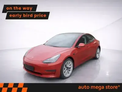 Usado Tesla Model 3 Standard Range Plus 239 kW (325 CV) 2022 Rojo Berlina