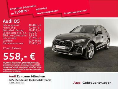 Gebraucht Audi Q5 S-Line 299 PS (219 kW) 2021 Mythosschwarz metallic SUV