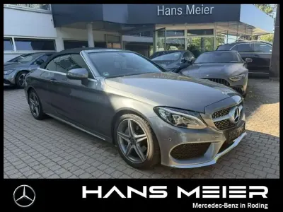 Gebraucht Mercedes C220 AMG line 170 PS (125 kW) 2018 Selenitgrau Cabrio