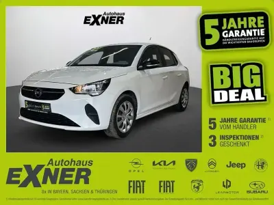 Gebraucht Opel Corsa Edition 101 PS (74 kW) 2023 Jade weiß/spiegel schwarz lackiert Kleinwagen