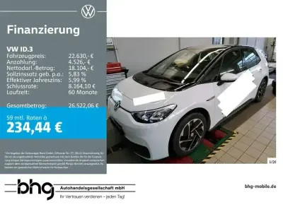 Brugt VW ID.3 Pro 107 kW (146 HK) 2022 Hvid Hatchback