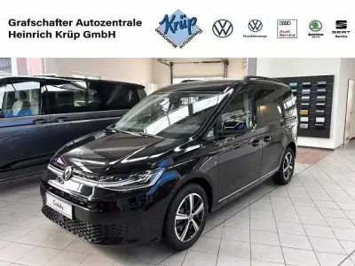 Neu VW Caddy Dark Label 116 PS (85 kW) 2025 Schwarz Van / Kleinbus
