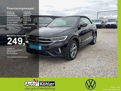 Usata VW T-Roc R-line 150 CV (110 kW) 2024 Nero SUV
