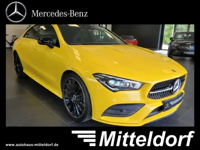 Gebraucht Mercedes CLA220 AMG 191 PS (140 kW) 2019 Unilack sonnengelb Limousine
