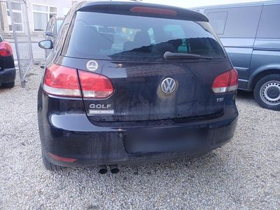 Gebraucht VW Golf VI 2010 Schwarz Kleinwagen
