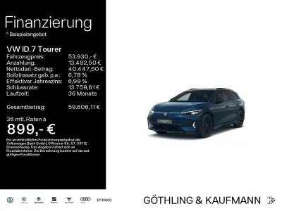 Gebraucht VW ID.7 GTX 250 kW (340 PS) 2025 Blau Kombi
